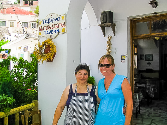 Matina's Tavern Koronos Naxos Greece